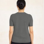 Gray Bike Neck Women's T-Shirt