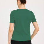 Green Crew Neck Women's T-Shirt