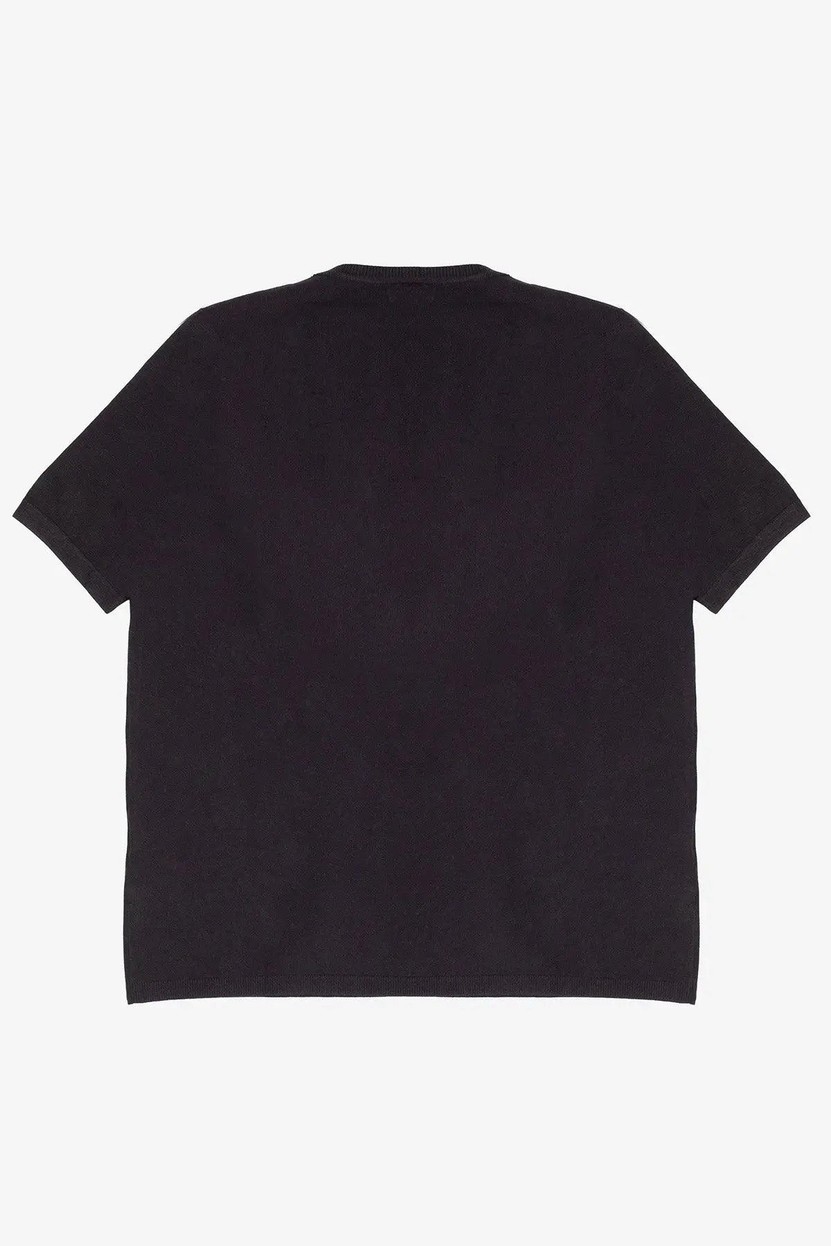 Black V-Neck Women's T-Shirt Triko Mısırlı