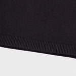 Black V-Neck Women's T-Shirt Triko Mısırlı