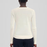 Ecru V-Neck Women's T-Shirt