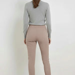 Camel Pleated Seam Women's Pants