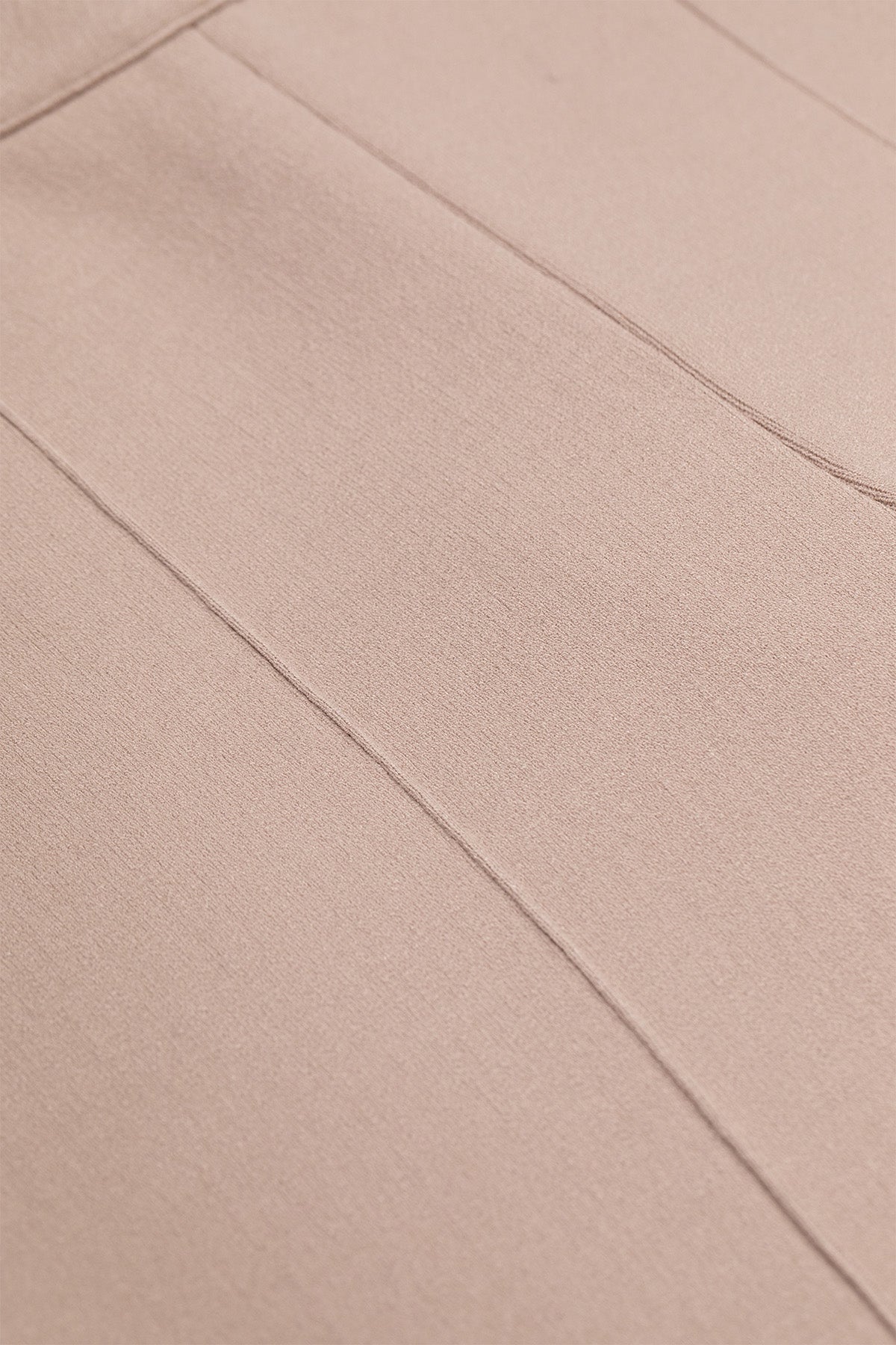 Camel Pleated Seam Women's Pants