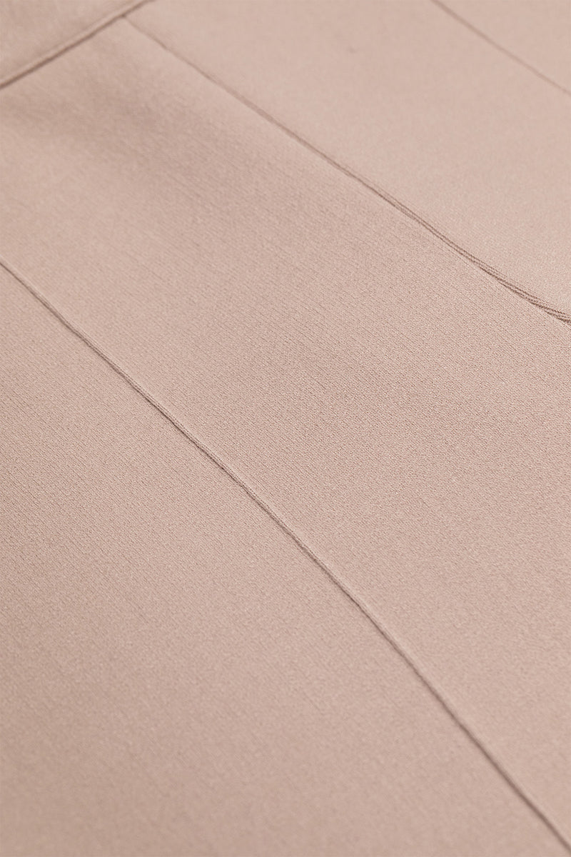 Camel Pleated Seam Women's Pants