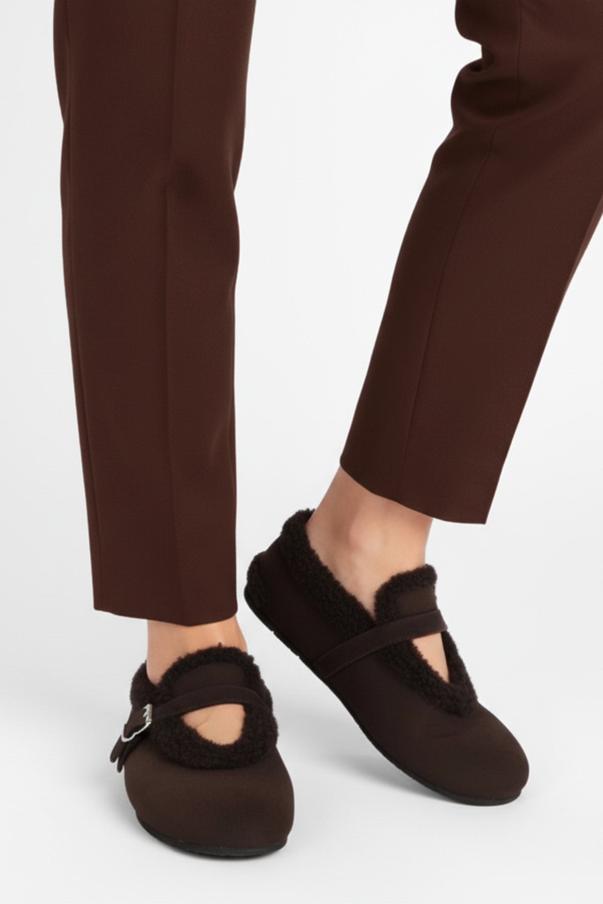 Bitter Coffee Stitching Women's Pants