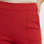 Red Ribbon Stitch Women's Pants