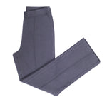 Dark Gray Ribbed Stitching Women's Pants