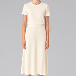 Ecru Round Neck Women's Sweater