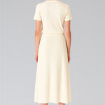 Ecru Round Neck Women's Sweater