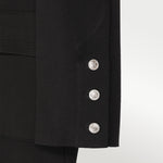 Black Knit Women's Blazer Jacket