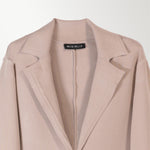 Camel Knit Women's Blazer Jacket