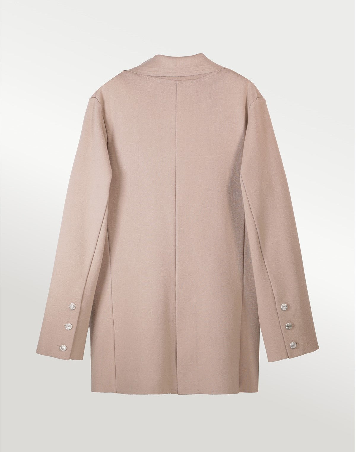 Camel Knit Women's Blazer Jacket