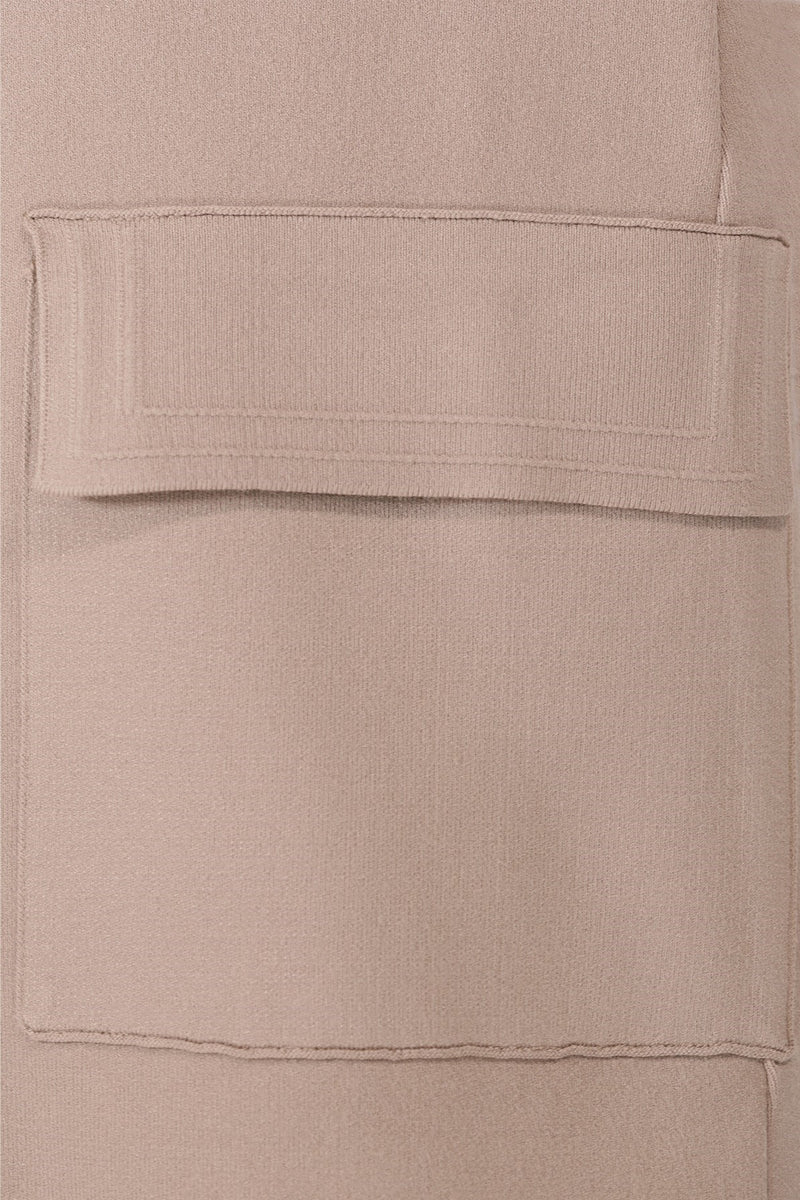 Camel Knit Women's Blazer Jacket