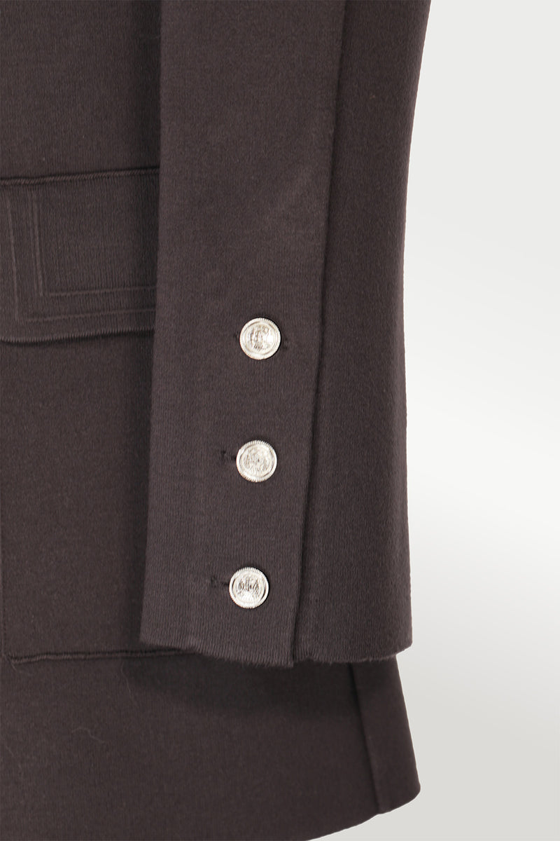 Acı Kahve Knit Women's Blazer Jacket