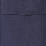 Navy Blue Knit Women's Blazer Jacket