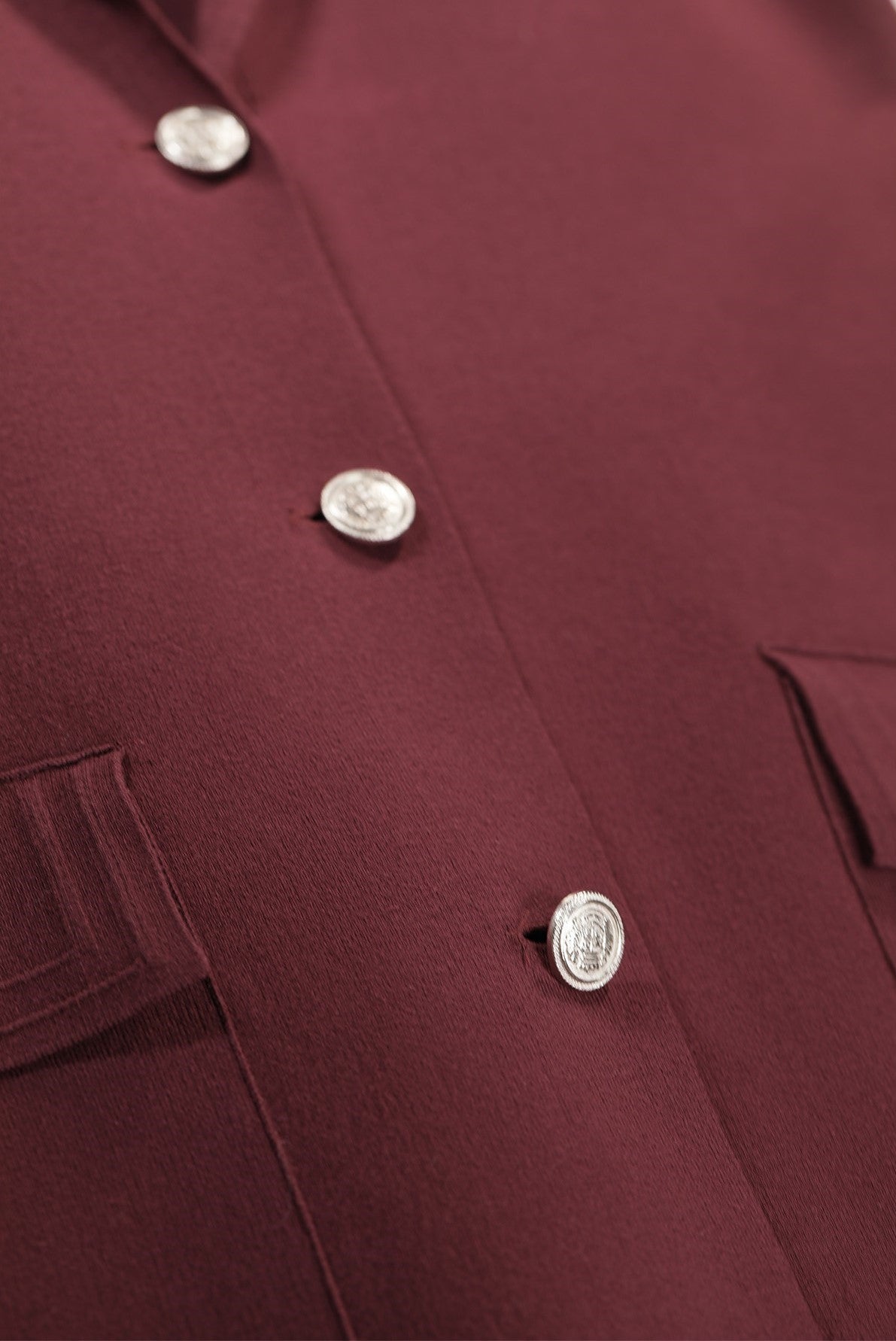 Purple Knit Women's Blazer Jacket