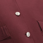 Purple Knit Women's Blazer Jacket