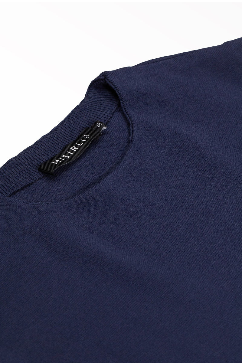 Navy Sleeveless Long Dress