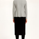 Black Midi Knit Skirt