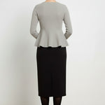 Black Midi Knit Skirt