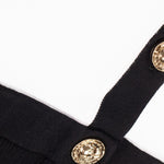 Ecru-Black-Bordered Women's Cardigan