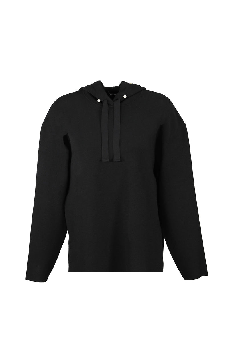 Black Pearl Detailed Women's Sweatshirt