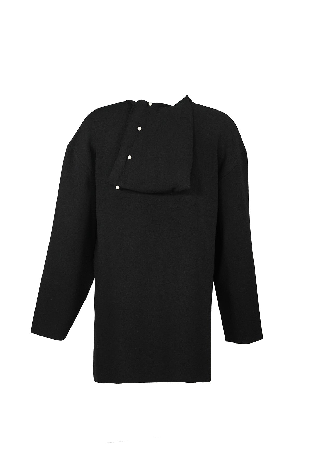 Black Pearl Detailed Women's Sweatshirt