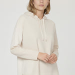 Ecru Pearl Detailed Women's Sweatshirt