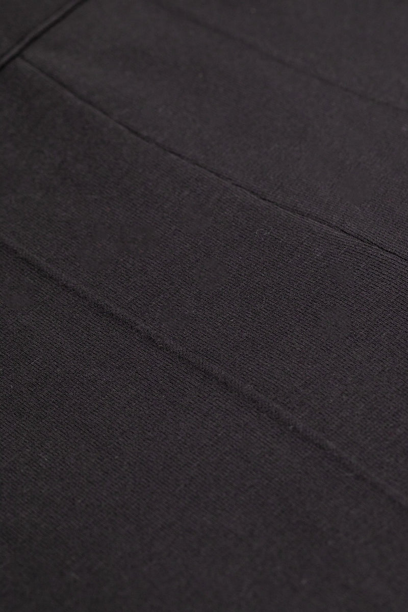 Black Wide-Leg Crop Women's Pants