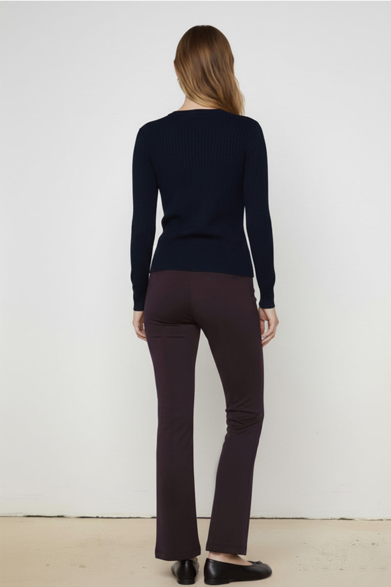 Bitter Coffee Wide Leg Crop Women's Pants