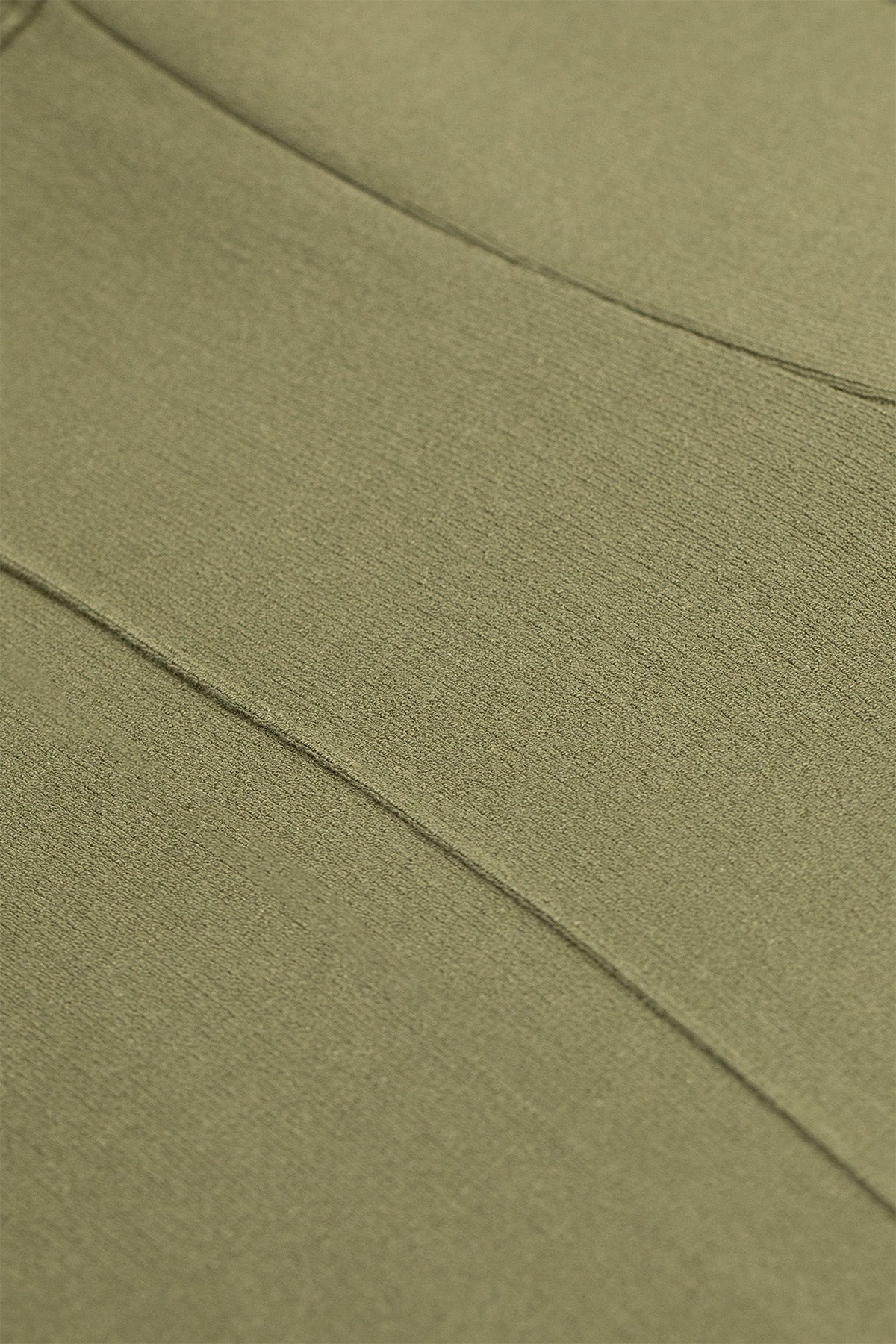 Green Wide Leg Crop Women's Trousers