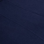 Navy Wide Leg Cropped Women's Pants