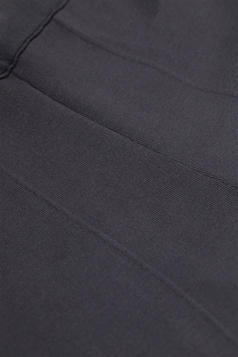 Dark Gray Wide-Leg Crop Women's Pants