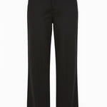Black Zipper Women's Pants