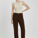 Bitter Coffee Zipper Women's Pants