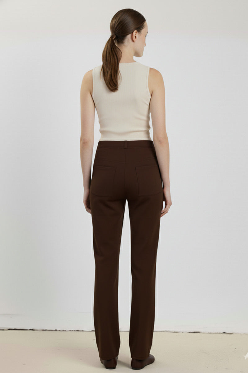 Bitter Coffee Zipper Women's Pants
