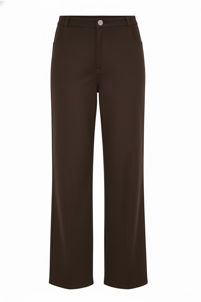 Bitter Coffee Zipper Women's Pants