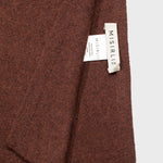 Brown Cashmere and Wool Blend Scarf