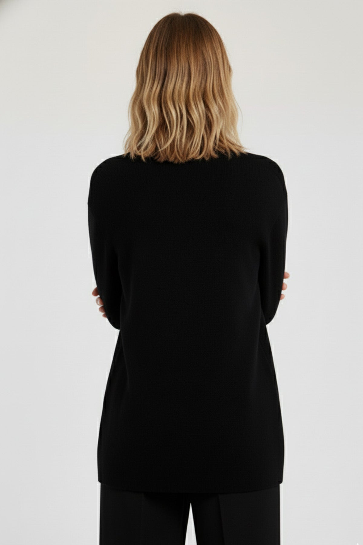 Black Gold Button Detailed Women's Jacket