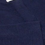 Women's Navy Blue Buttoned Jacket