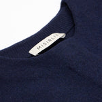 Women's Navy Blue Buttoned Jacket