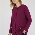 Wool Pocket Buttoned Women's Jacket