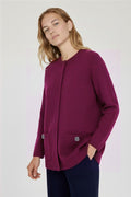 Wool Pocket Buttoned Women's Jacket