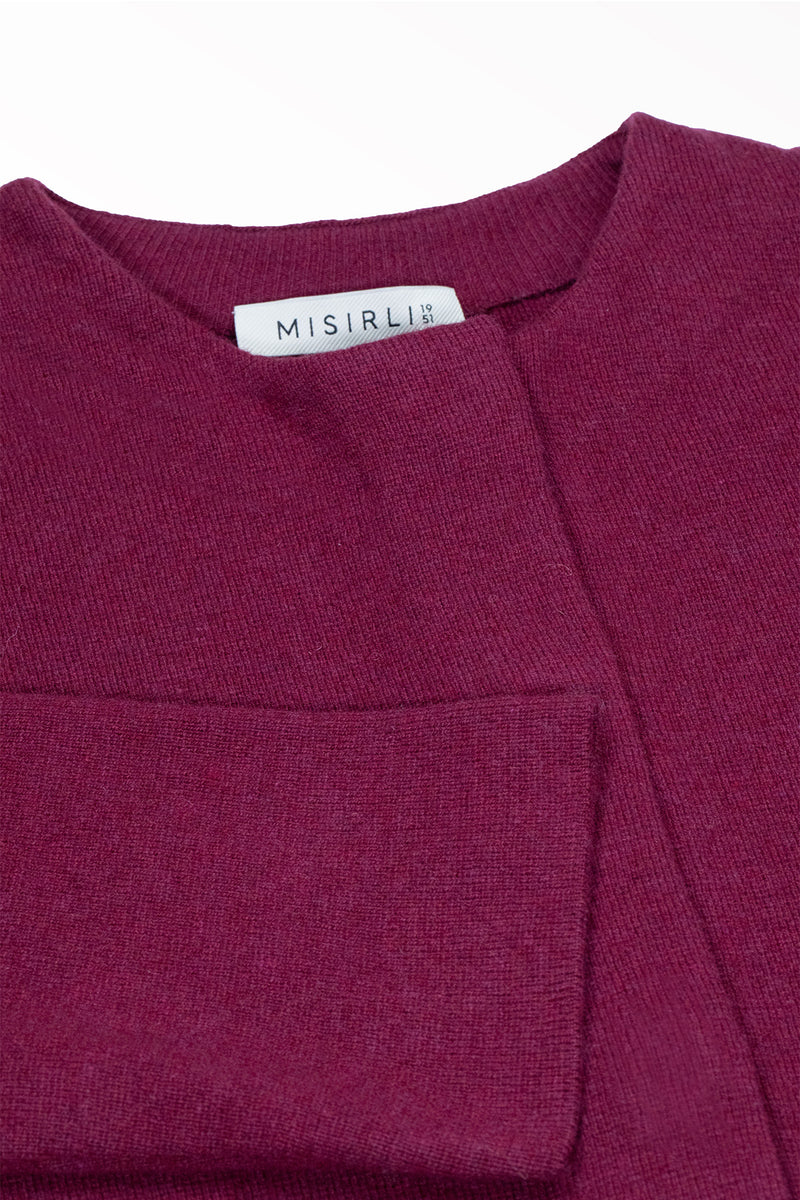 Wool Pocket Buttoned Women's Jacket