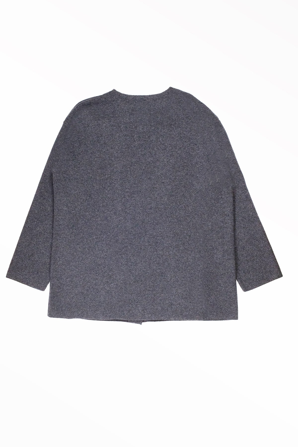 Dark Grey Pocket Button Women's Jacket