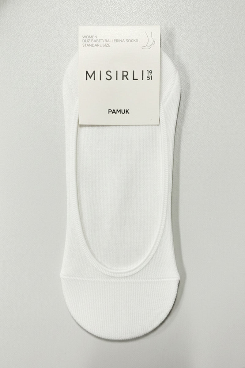 Women's White Ankle Socks