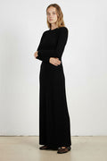 Black Thessaloniki Knit Long Dress