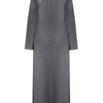Dark Gray Thessaloniki Knit Long Dress