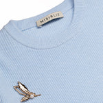 Baby Blue Thessaloniki Knit Long Dress