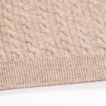 Camel Knit Patterned Women's Cardigan